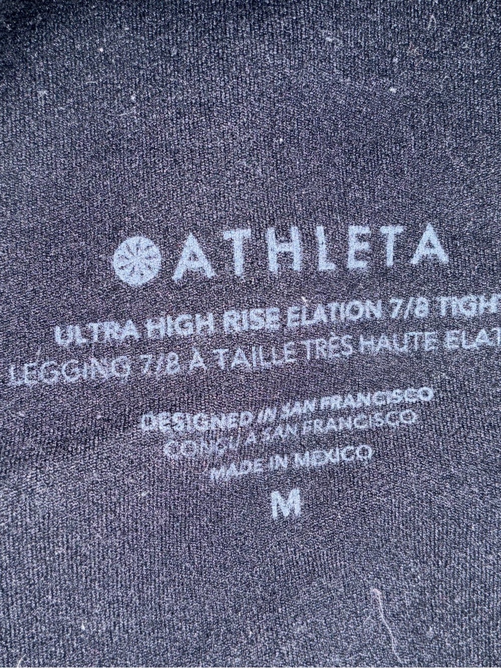 Athleta Black High-Rise Leggings - Picture 7 of 7